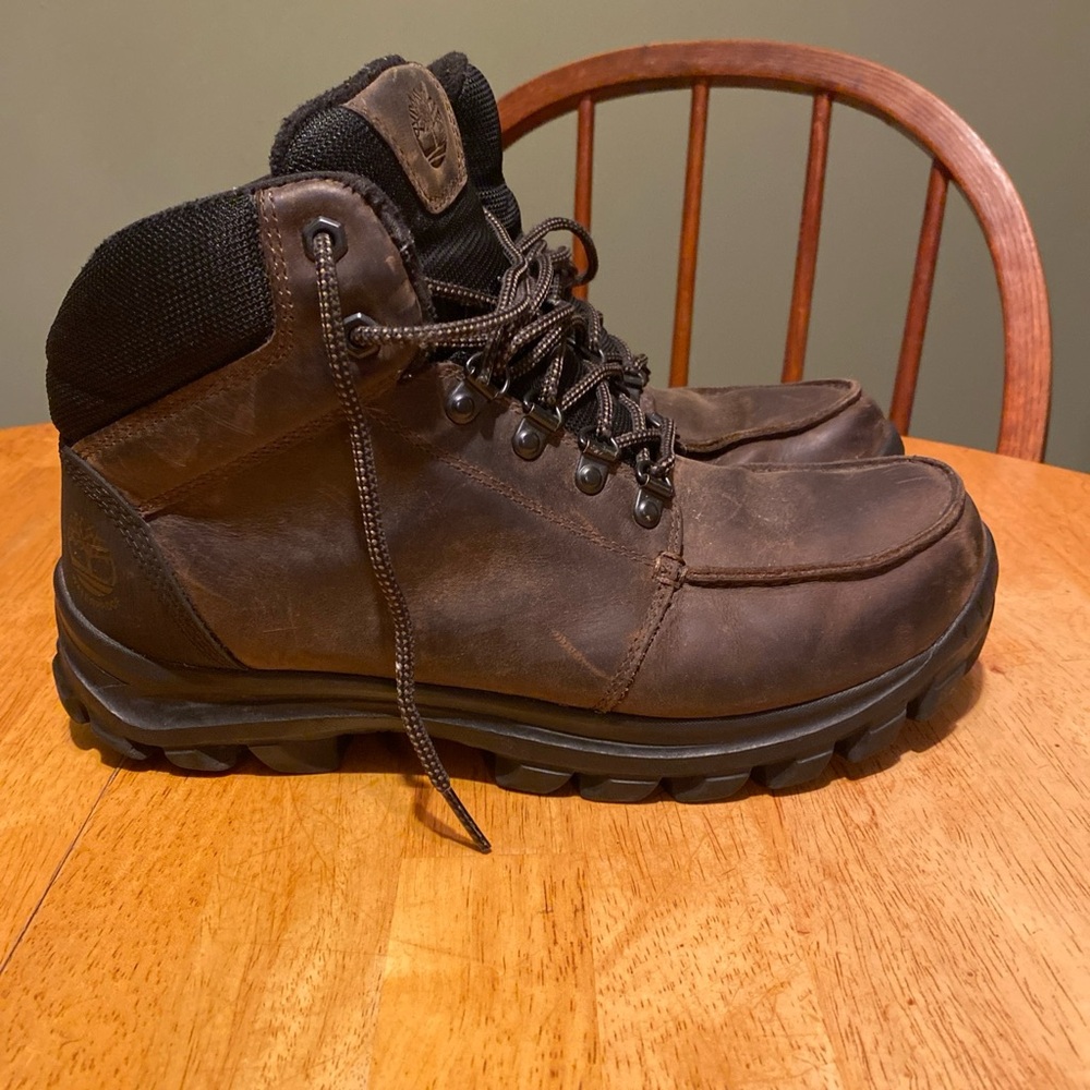 Timberland  Men’s 9 Boots a23mp242 Snowblades, Waterproof, Real Leather Moc Toe